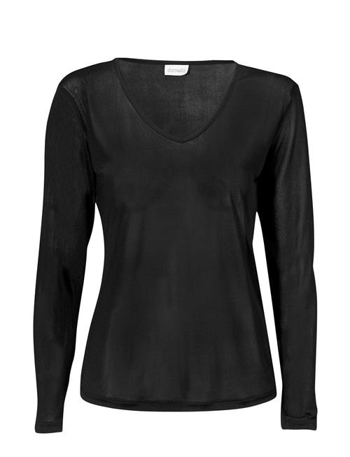 Silk Top Damella Of Sweden Black