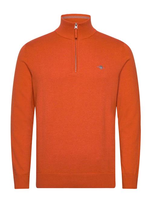 Classic Cotton Half Zip GANT Orange
