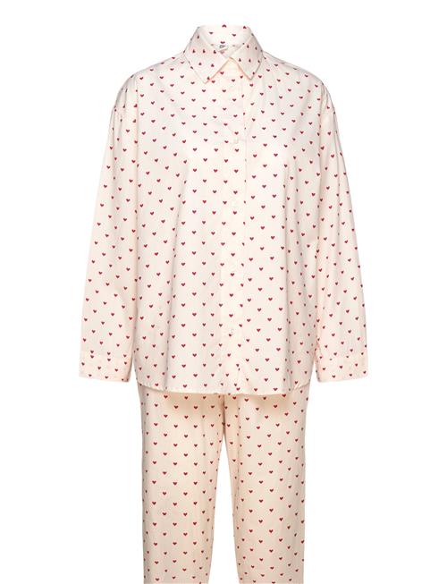 Amor Pyjamas Set Becksöndergaard Cream