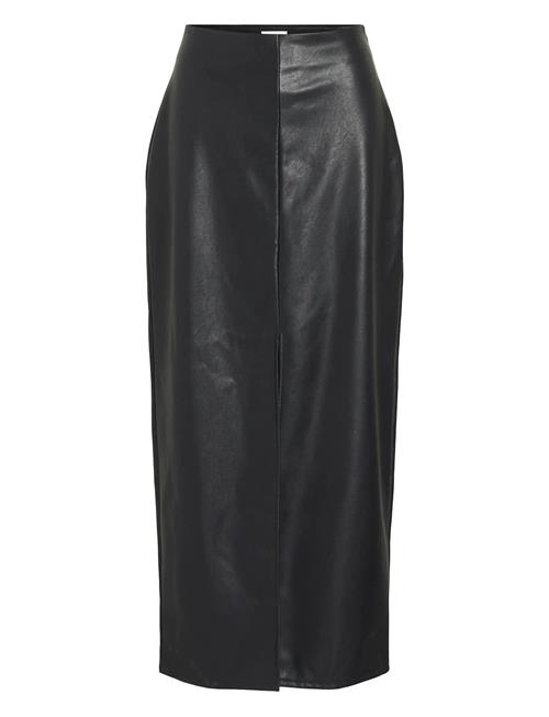 Vidagmar Hw Coated Skirt/R Vila Black
