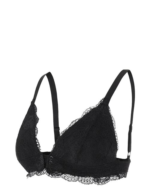 Mlzenina Lace Nursing Bra A. Noos Mamalicious Black