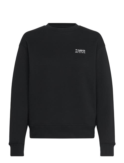 Organic Fitted Crewneck 7 DAYS Active Black