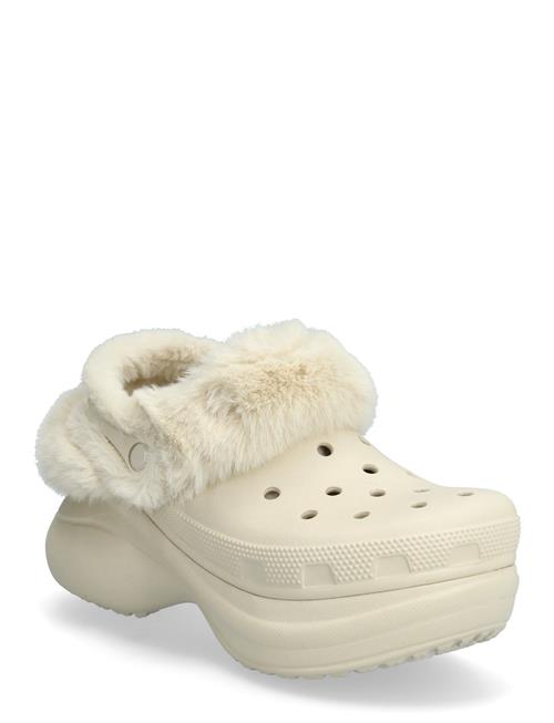 Bae Lined Clog Crocs Cream