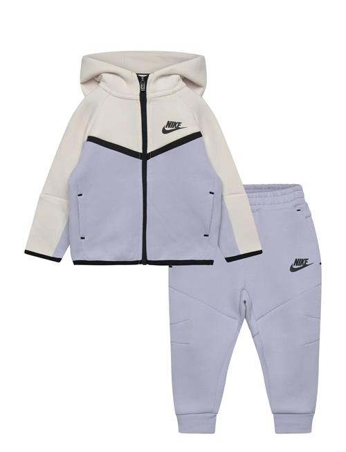 Nkn N Nsw Tech Fleece Fz Set Nike Purple