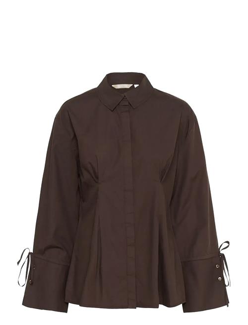 Cuallison Olena Fitted Shirt Culture Brown