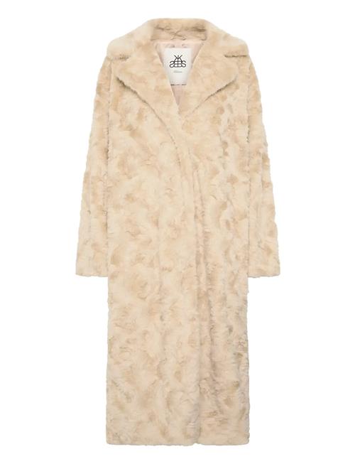 Kbbolinda Fur Coat Karen By Simonsen Cream