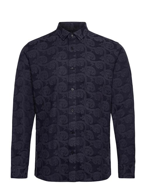 Malvin Jaquard Shirt Clean Cut Copenhagen Navy