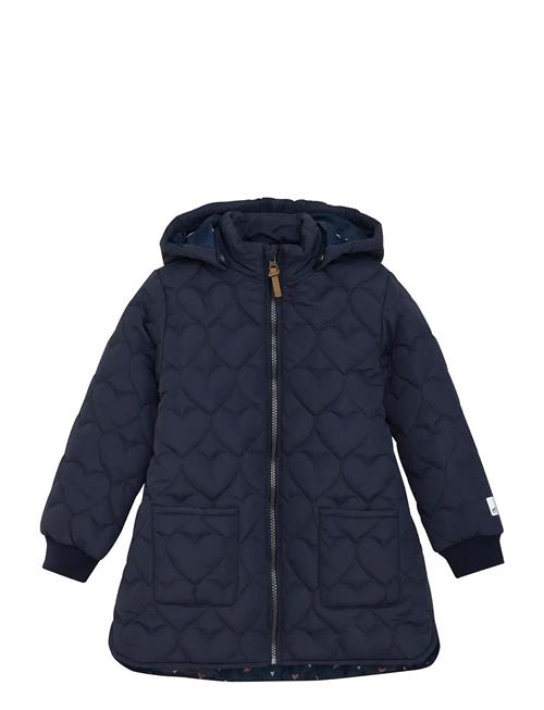 Quilted Long Jacket Minymo Navy