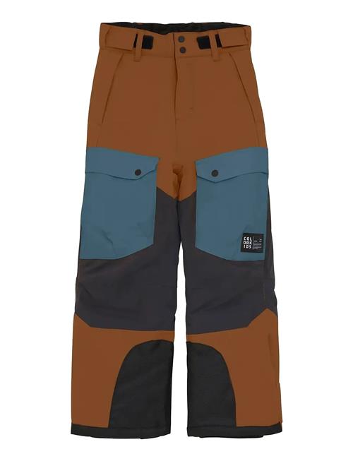Jr. Ski Pants - Colorblock Color Kids Brown