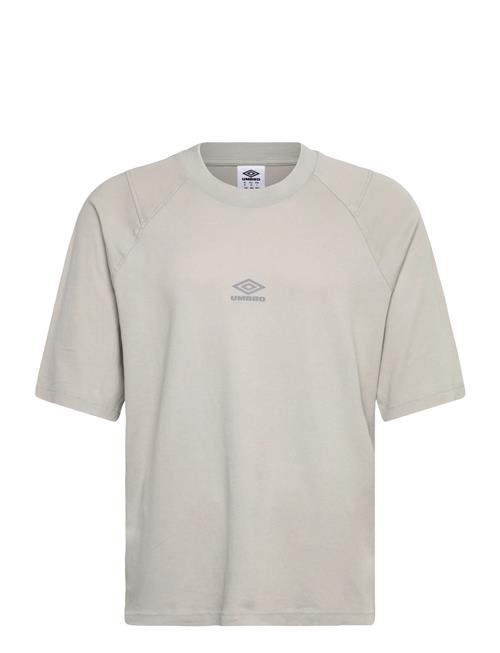 Washed High Neck Boxy Tee Umbro Grey