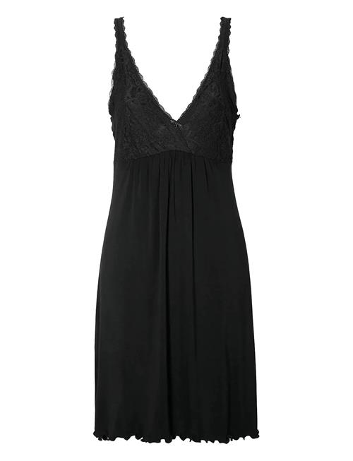 Nightdress No Sleeve Damella Of Sweden Black