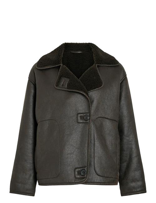 Vikadera L/S Shearling Jacket Vila Black