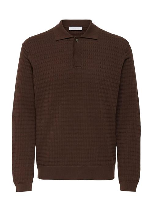Onsberry Reg 12 Ls Polo Knit Frml ONLY & SONS Brown