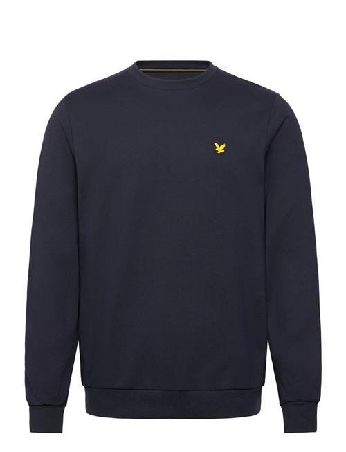 Crew Neck Fly Fleece Lyle & Scott Sport Navy