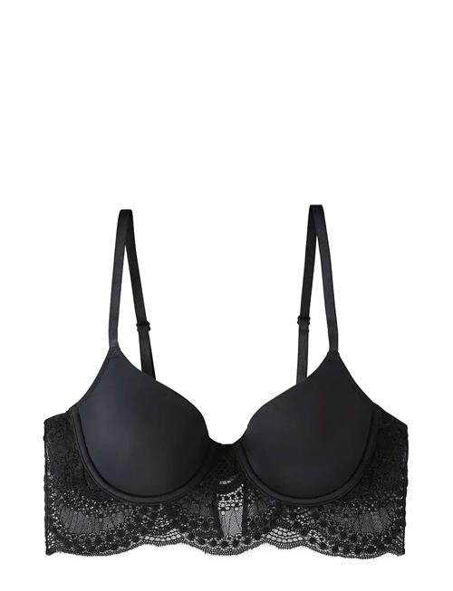 Pure Infini Light Padded Classic Bra Etam Black