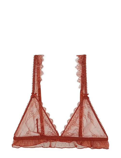 Allusion - Wireless Triangle Bra Etam Brown