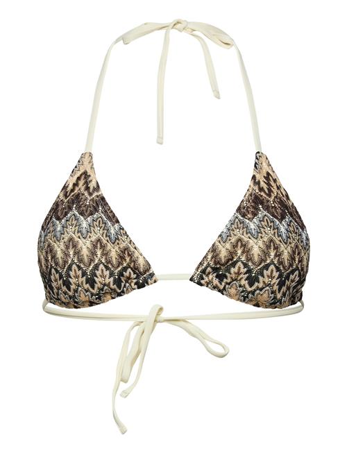 Amber Bel Bikini Top Becksöndergaard Brown