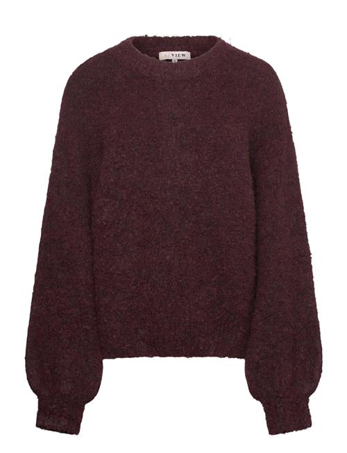 Patrisia New Knit Pullover A-View Burgundy