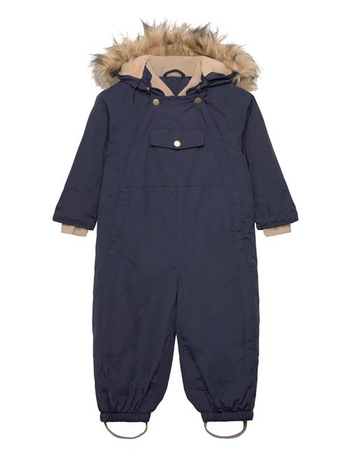 Matwisti Fleece Lined Snowsuit Fake Fur. Grs MINI A TURE Navy