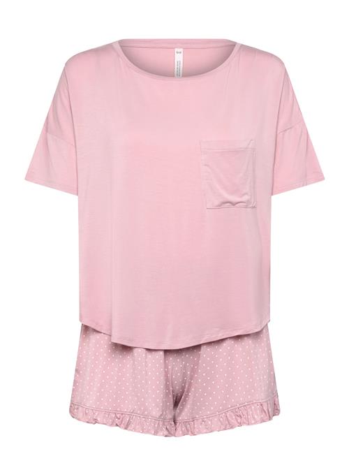 Pj Short Jersey Loosefit Dot Hunkemöller Pink