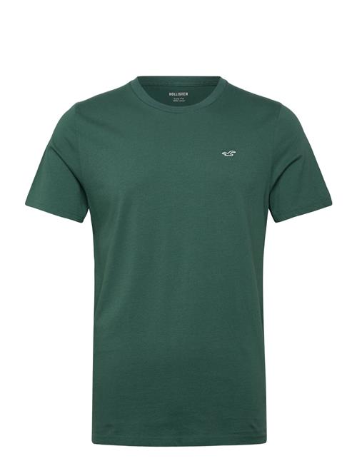 Icon Crew Knit T Shirt Hollister Green