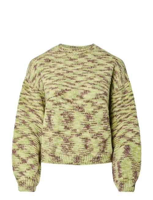 Pcfilla Ls O-Neck Pullover Knit D2D Pieces Green