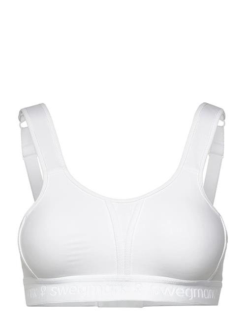 Kimberly Iconic Sport Bra Moulded Cups Swegmark White