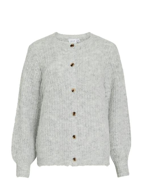 Vilampe O-Neck L/S Knit Cardigan-Noos Vila Grey
