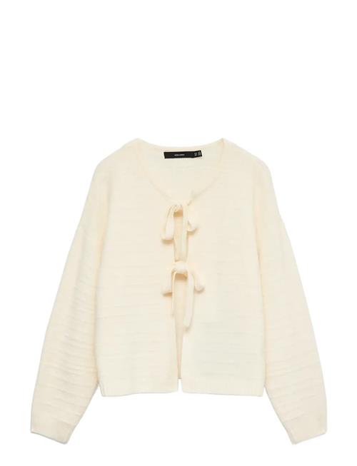 Vmboom Structure Ls O-Neck Tie Card Boo Vero Moda Cream