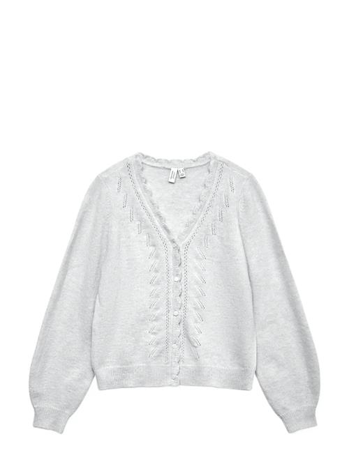 Vmlya Ls V-Neck Cardigan Btq Vero Moda Grey