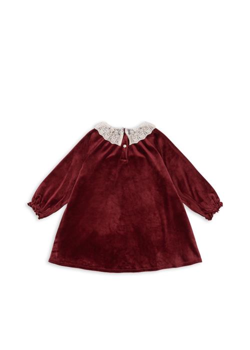 Konges Sløjd Venola Kjole Red Dahlia  Red Dahlia 5-6 Y  Rød  5-6 år  kvinde