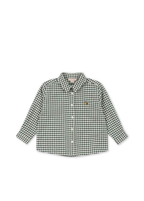 Se Konges Sløjd Foret Skjorte Med Lange Ærmer Green Check  Green Check 5-6 Y    5-6 år  mand ved Babyshop