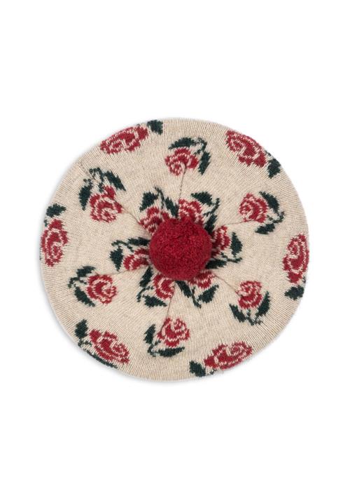 Konges Sløjd Belou Strikket Baret Rose  Rose 12-18 months  Lyserød  12-18 måneder  kvinde