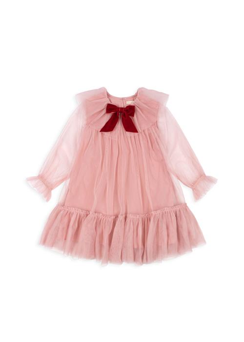 Konges Sløjd Bow Kjole Mellow Rose  Mellow Rose 5-6 Y    5-6 år  kvinde