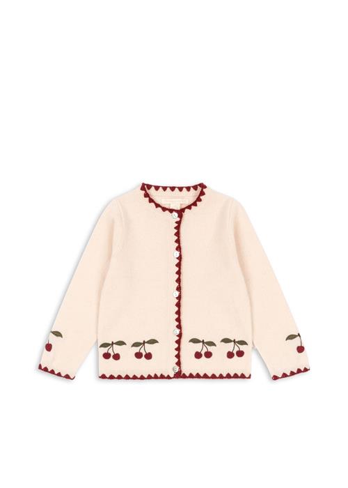 Konges Sløjd Collette Cardigan Off White  Off White 7-8 Y  Creme  7-8 år  kvinde
