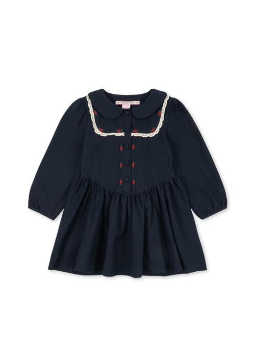 Konges Sløjd Emmy Kjole Dark Navy  Dark Navy 3 Y  Marineblå  3 år  kvinde