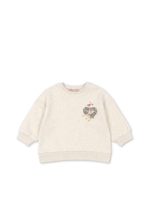 Se Konges Sløjd Loupy Lou Sweatshirt Off White Melange  Off White Melange 3 Y    3 år  kvinde ved Babyshop