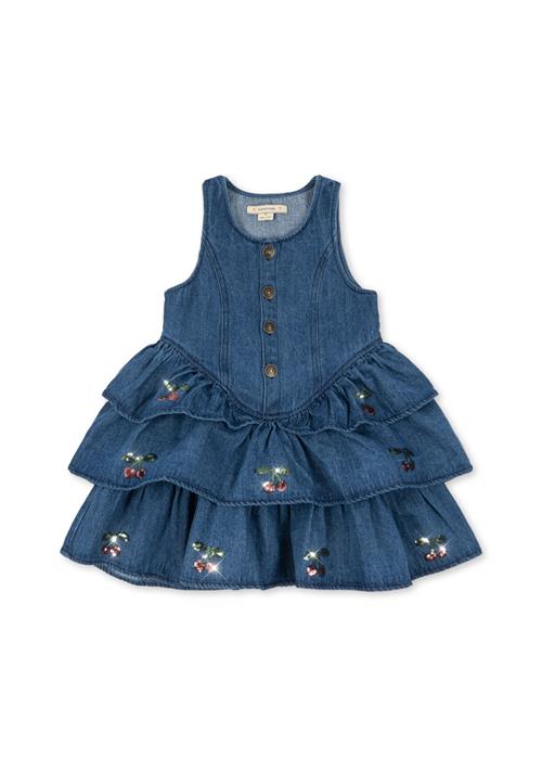 Konges Sløjd Elba Kjole Denim Blue  Denim Blue 4 Y    4 år  kvinde