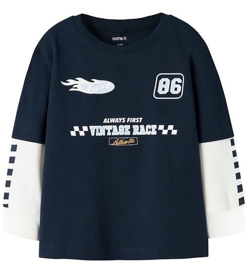 Name It Bluse - NmmRichael - Navy Blazer