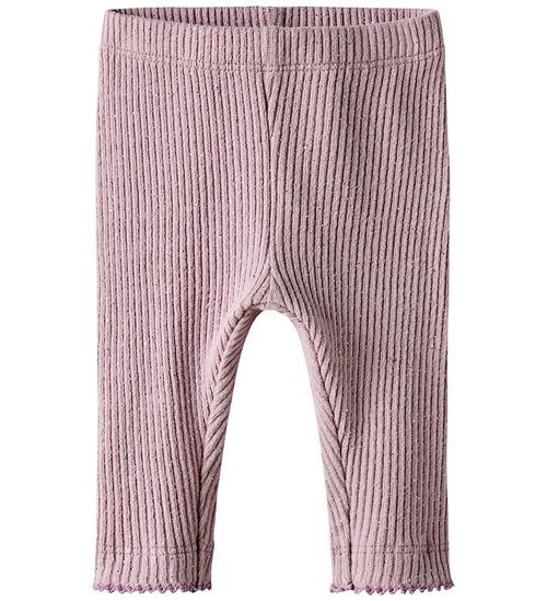 Name It Leggings - NbfRosally - Rib - Keepsake Lilac