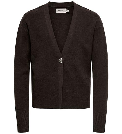Kids only Cardigan - KogKatia - Black Coffee/Melange