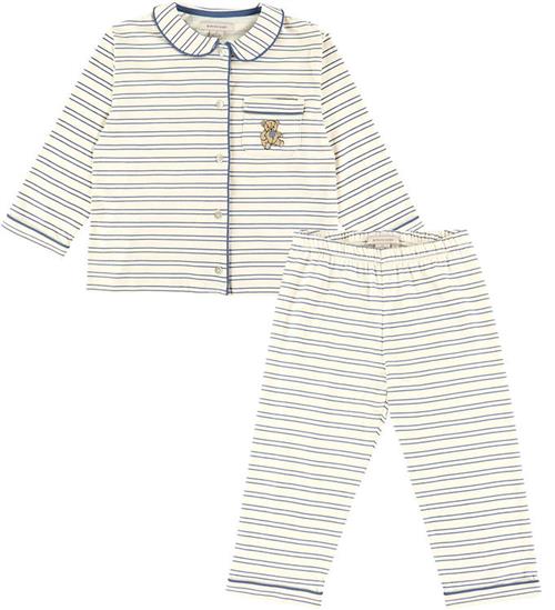 Konges Sløjd Nattøj - Pio - Indigo Butter Stripe