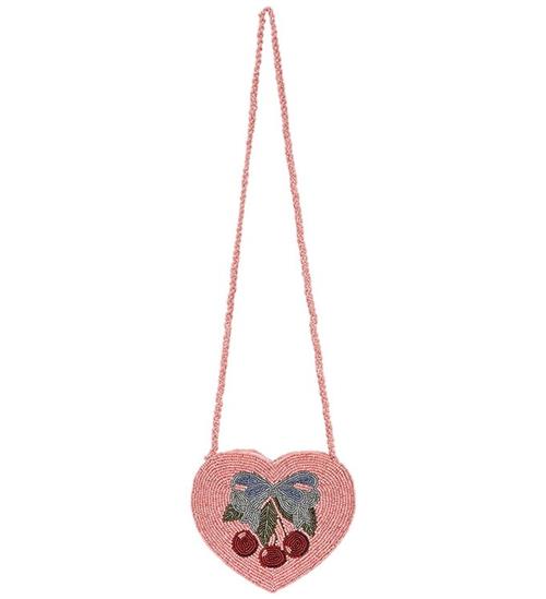 Konges Sløjd Skuldertaske - Beaded Heart - Amarena