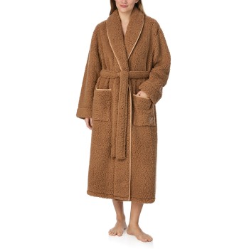 DKNY Chill In Style Robe Brun polyester Medium Dame