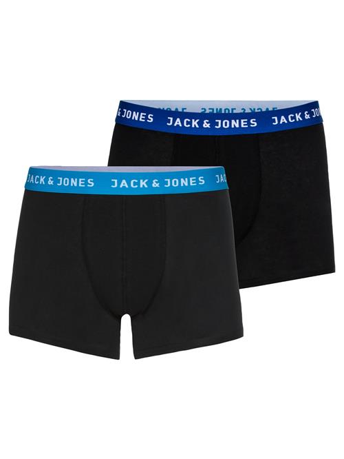 JACK & JONES Boksershorts 'Rich'  royalblå / sort / hvid