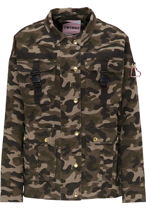 MYMO Overgangsjakke  beige / brun / mørkebrun