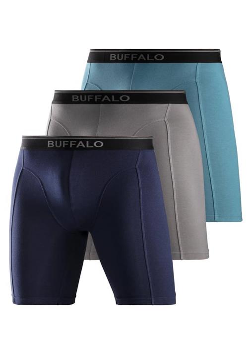 BUFFALO Boksershorts  blå / grå