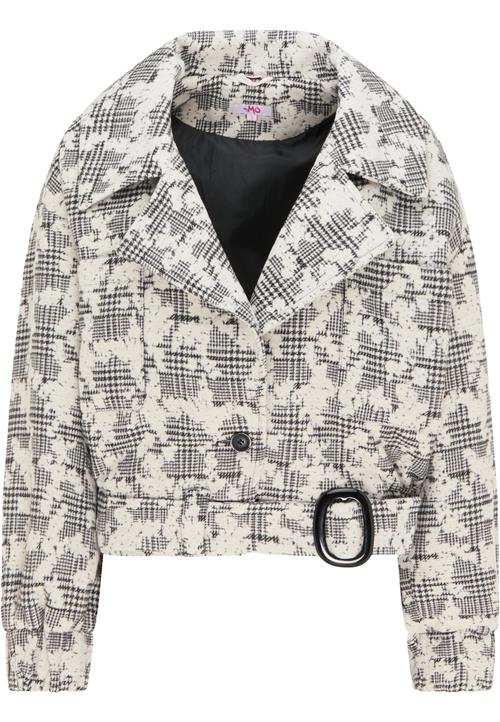 MYMO Overgangsjakke  grå / hvid