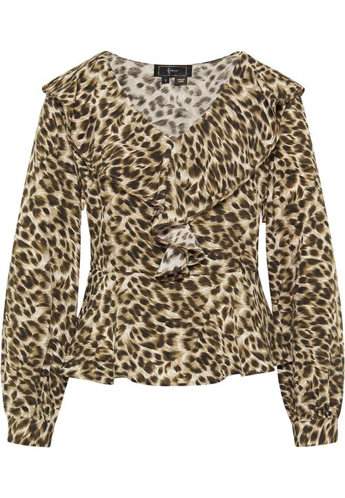 faina Bluse  beige / umbra / grøn / khaki