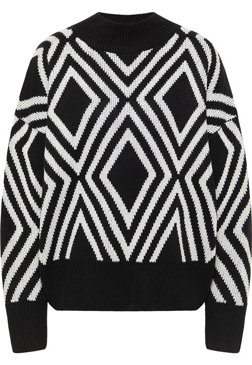 IZIA Pullover  sort / hvid